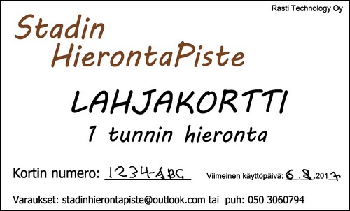 Lahjakortit
